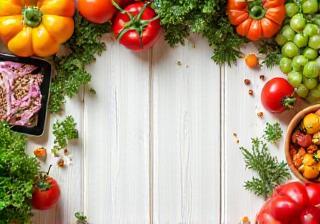 Curated nutritious recipes layout with ingredients
